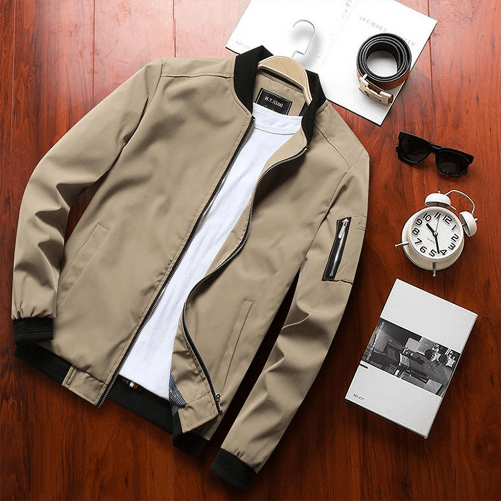 Lightweight Mid-Season Bomber Jacket