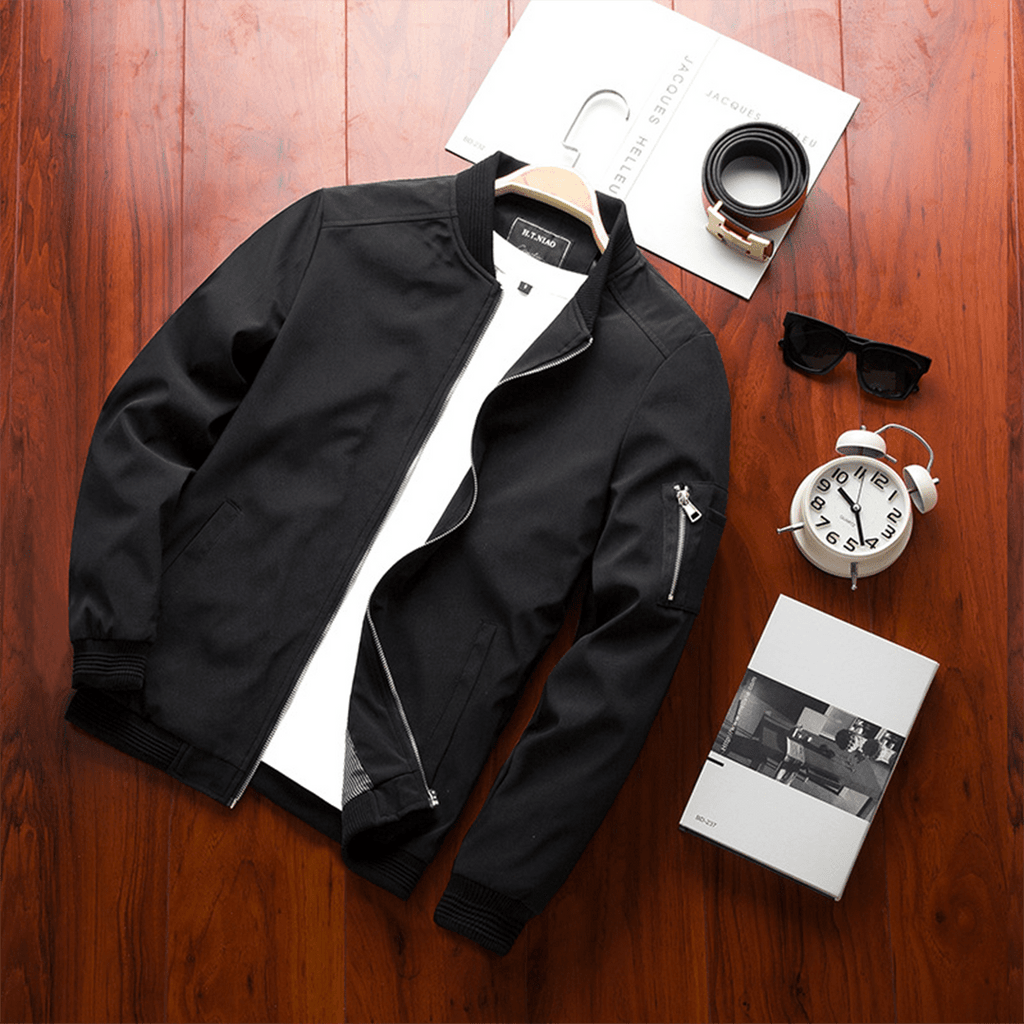 Lightweight Mid-Season Bomber Jacket