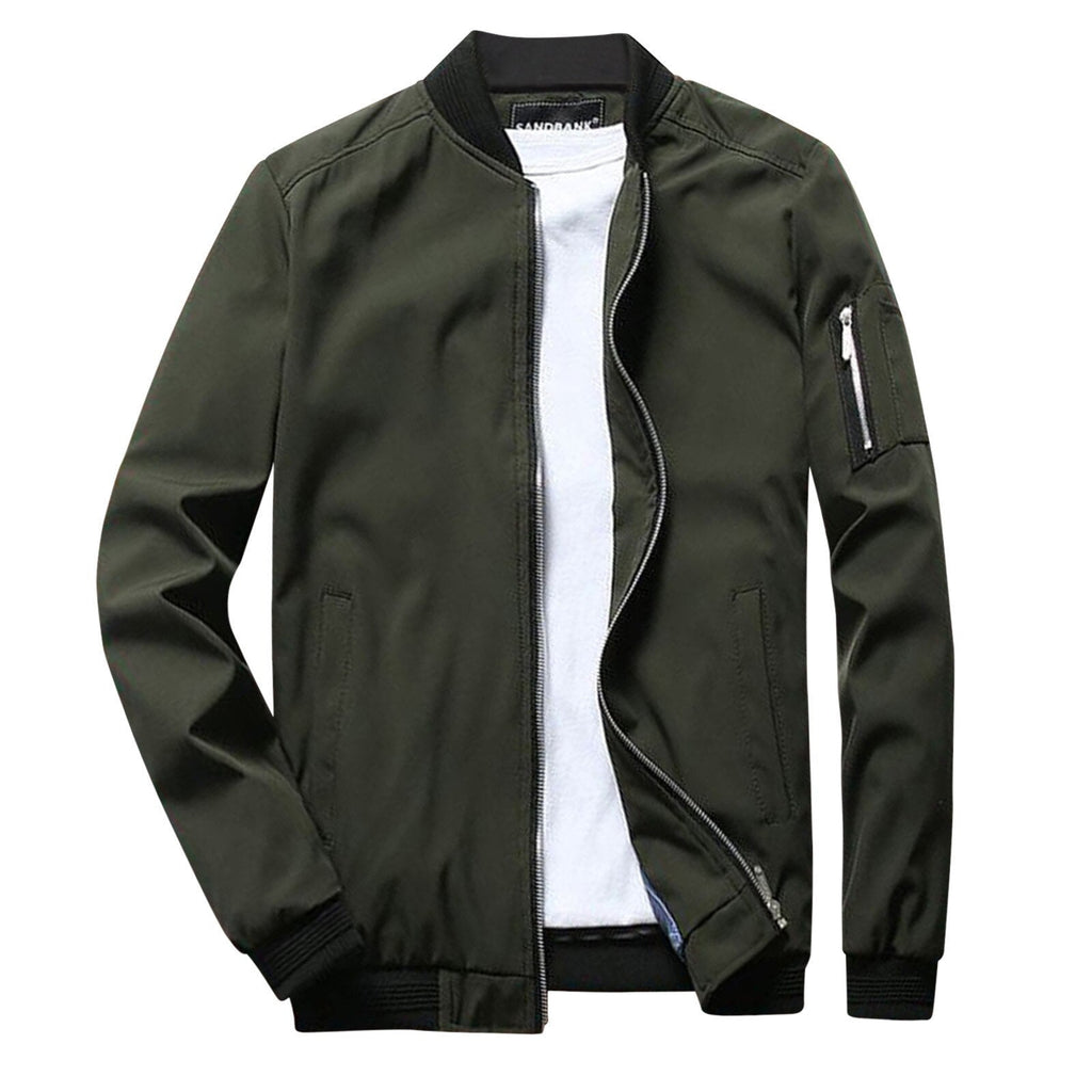 Lightweight Mid-Season Bomber Jacket