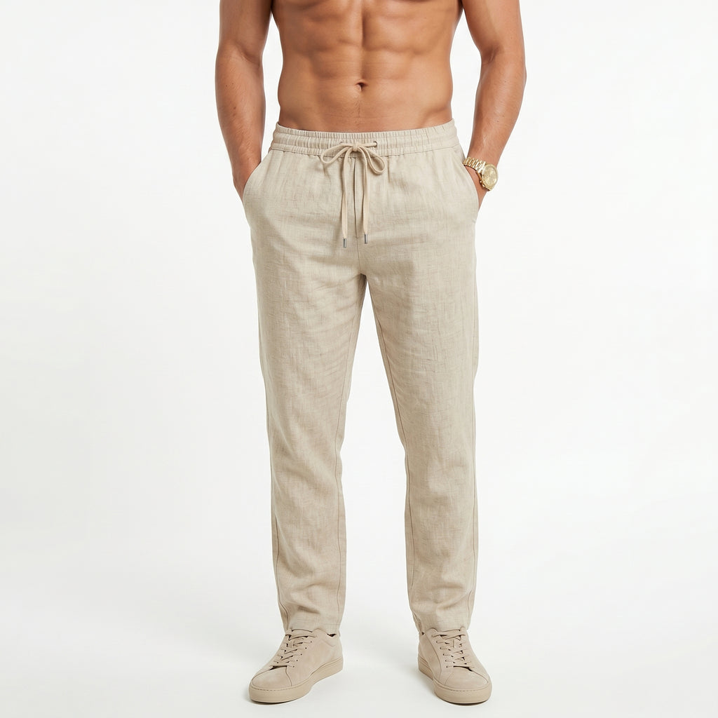 Pantalones de Lino transpirables