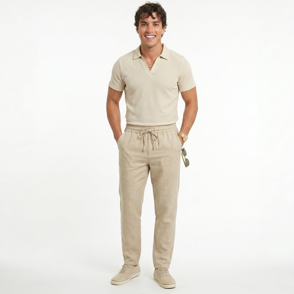 Pantalones de Lino transpirables